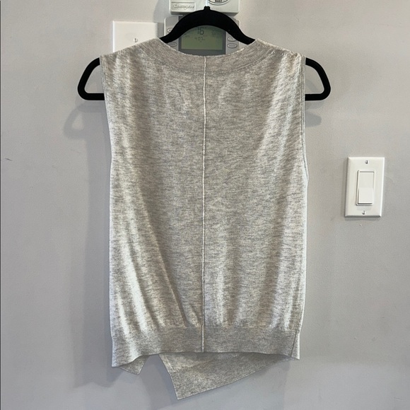 Brochu Walker Nohr Cowl Neck Sleeveless Sweater Dove Grey - Picture 5 of 11